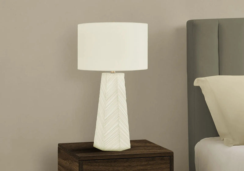 Lighting, Table Lamp, Ceramic, Contemporary - White by Unique Piece Furniture