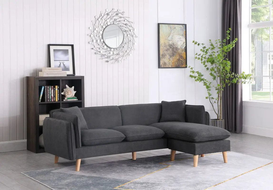 Brayden - Fabric Sectional Sofa Chaise by Unique Piece Furniture
