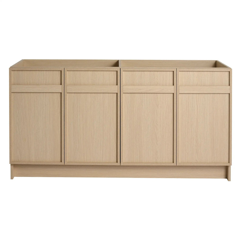 Modern Freestanding Bathroom Vanity with Soft Close Cabinet Doors by HouseOfZazla