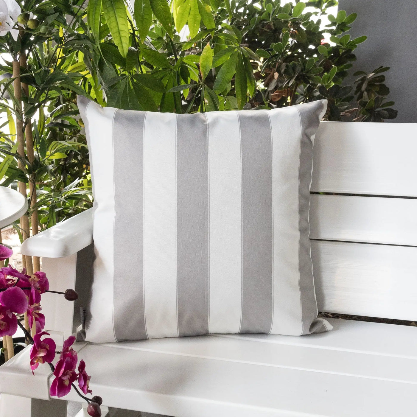 Horizon Stripe Pillow Outdoor & Indoor by Unique Piece Furniture