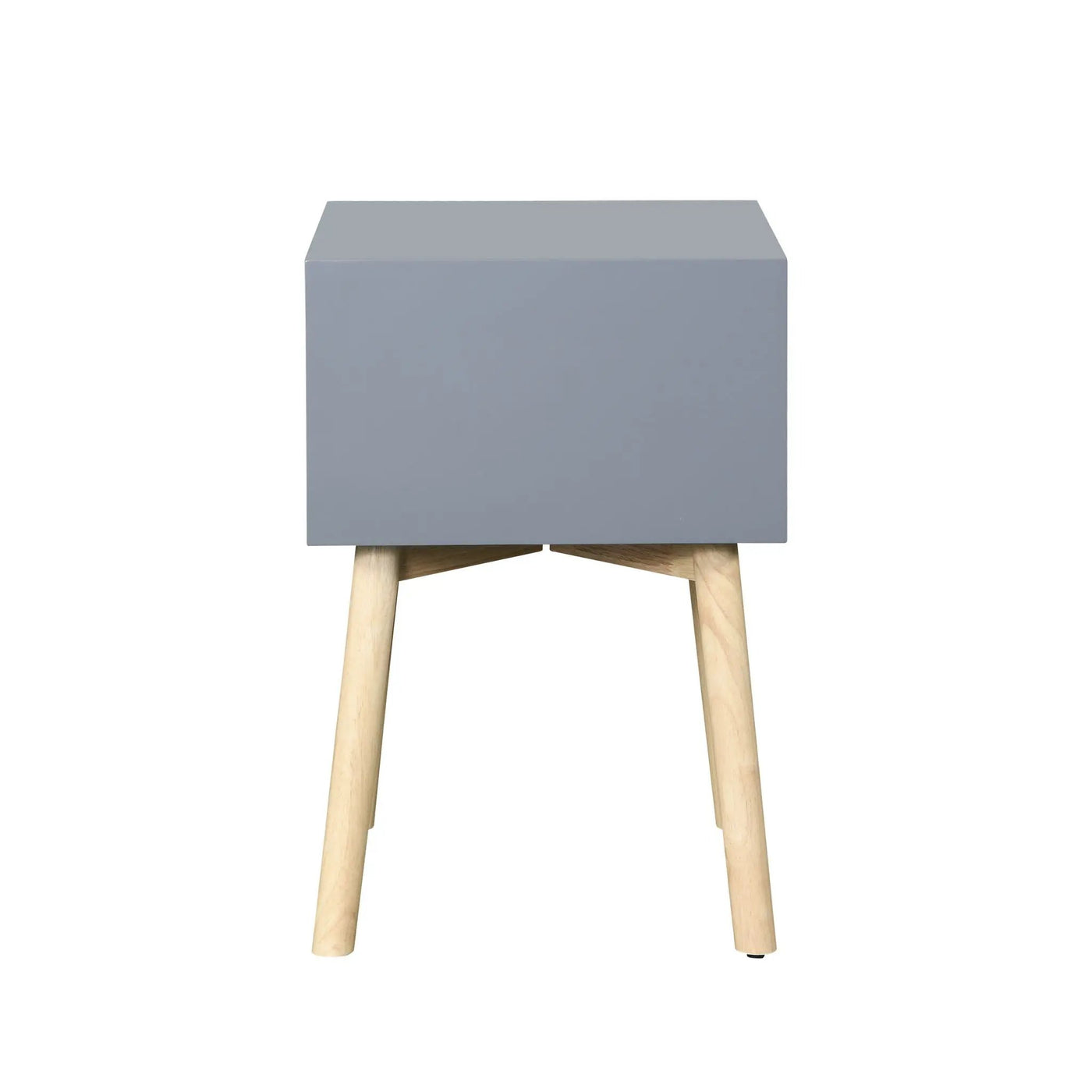 Side Table With 2 Drawer, Mid-Century Modern Storage Cabinet For Bedroom by HouseOfZazla