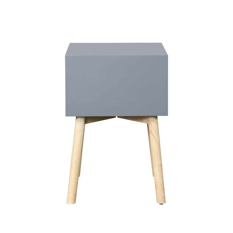 Side Table With 2 Drawer, Mid-Century Modern Storage Cabinet For Bedroom by Unique Piece Furniture