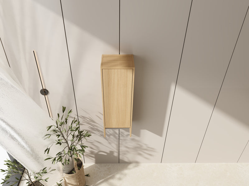 12 Inch Small Wall Mounted Side Cabinet by HouseOfZazla