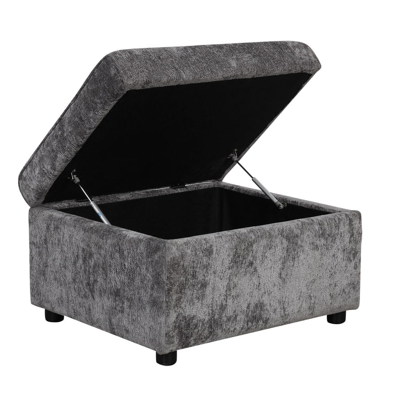 Sectional Sofa Pull-Out Sofa Bed Sleeper With A Storage Ottoman, Three Pillows And Charging Devices For Living Room by HouseOfZazla