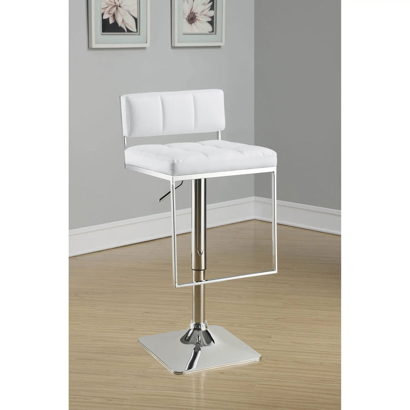 Alameda - Adjustable Bar Stool - White by HouseOfZazla