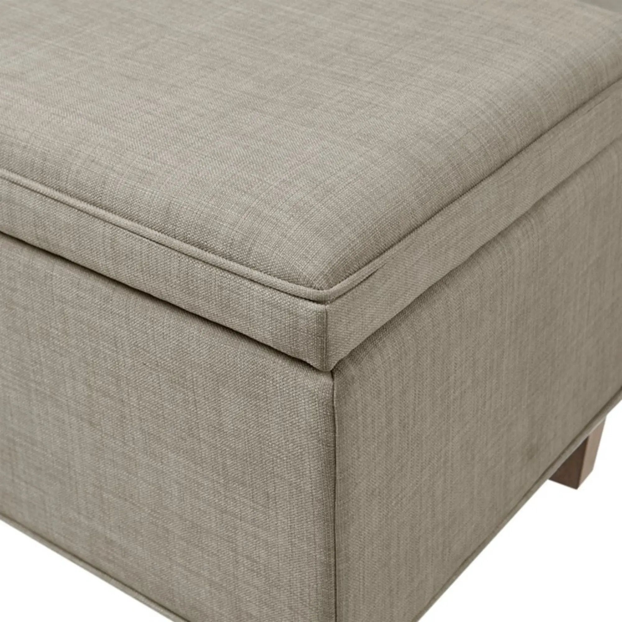 Caymus - Rectangular Soft Close Storage Bench - Light Gray by Unique Piece Furniture