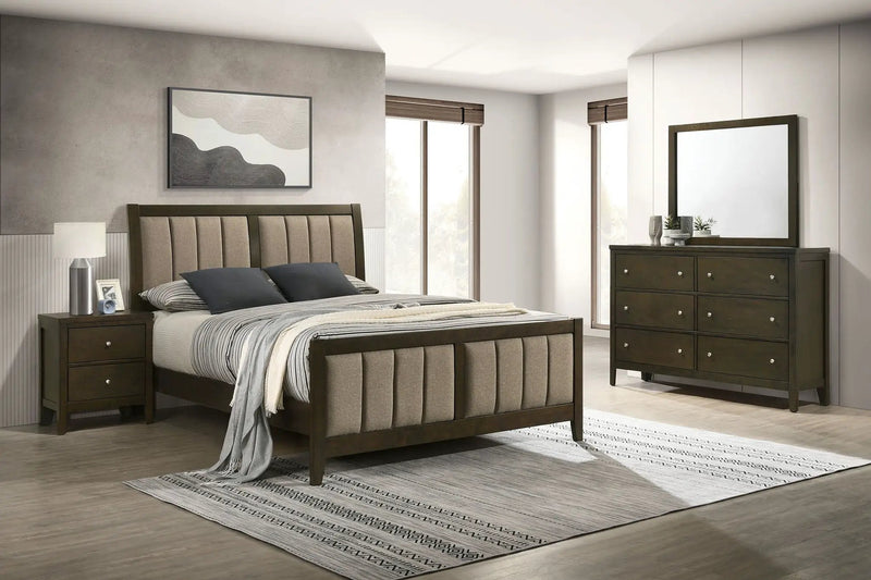 Wilkes 4-piece Queen Bedroom Set Dark Cocoa by Unique Piece Furniture