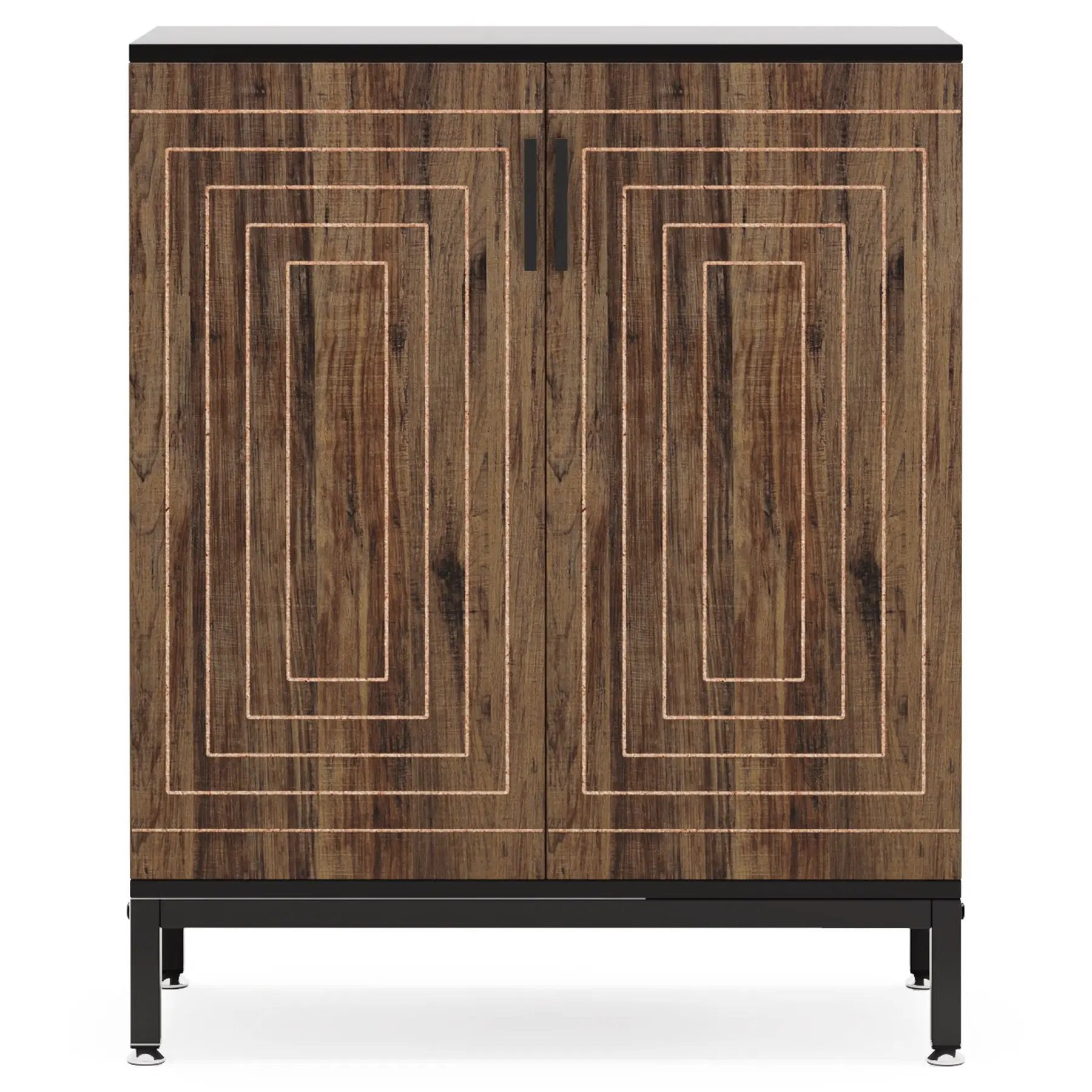 Shoe Cabinet With Doors, 5 Tiers Shoe Storage Organizer by HouseOfZazla