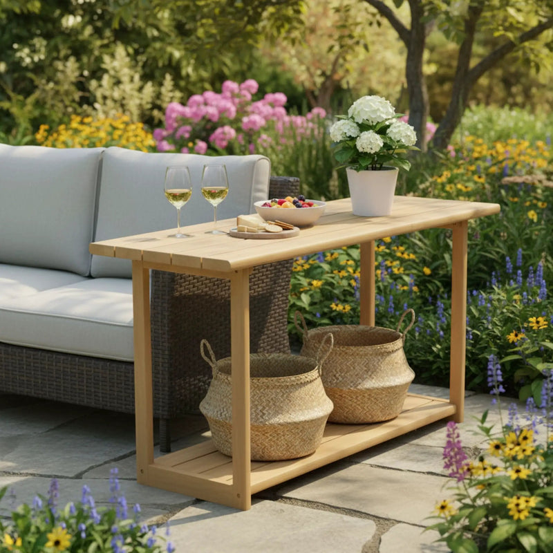 Woodside Rectangular Outdoor Buffet & Console Table by HouseOfZazla