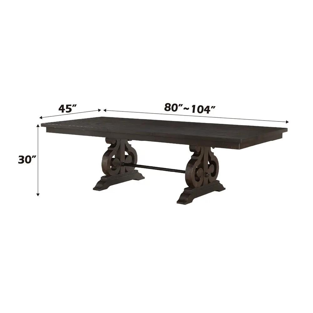 Maisha - Dining Table - Rustic Walnut by Unique Piece Furniture