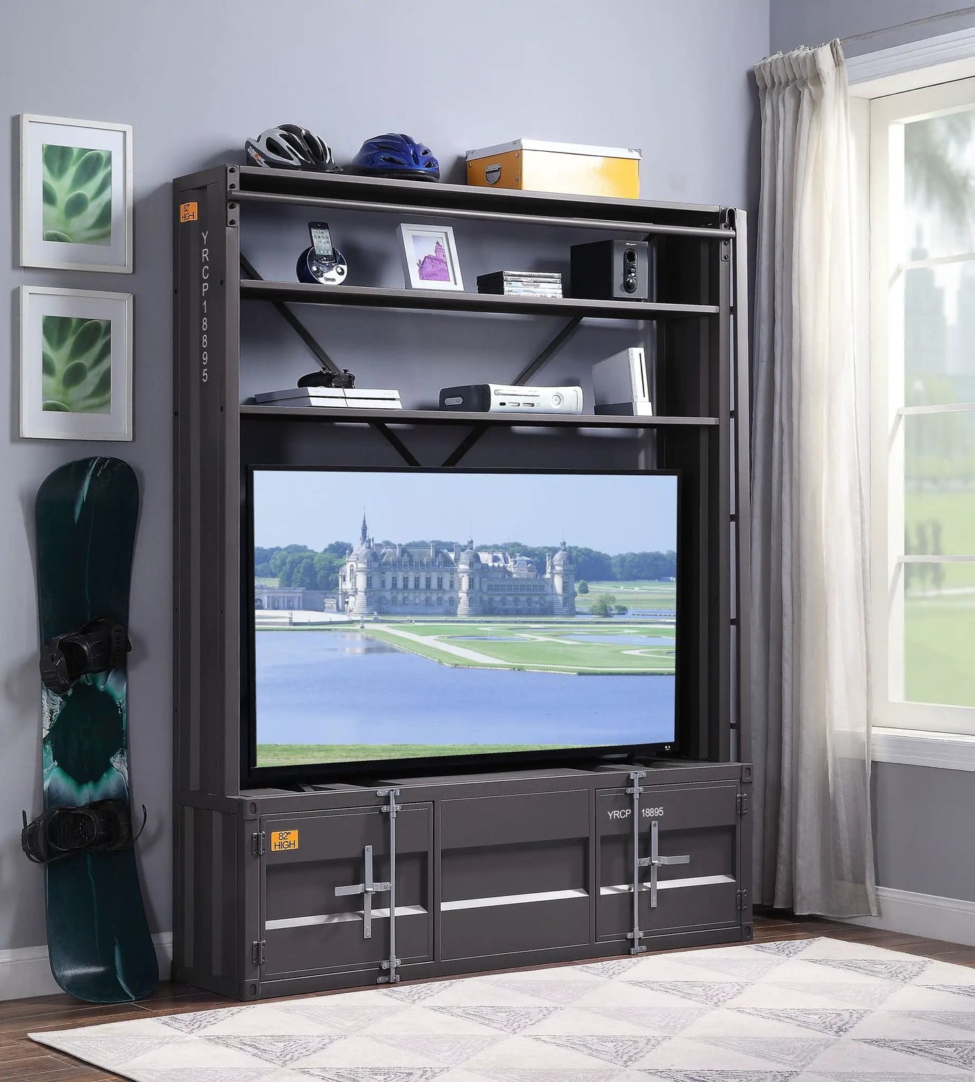 Cargo - Bookshelf & Ladder by Unique Piece Furniture