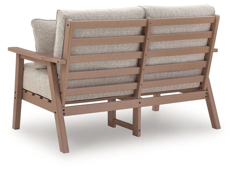 Grover Beach - Loveseat With Cushion - Driftwood by Unique Piece Furniture