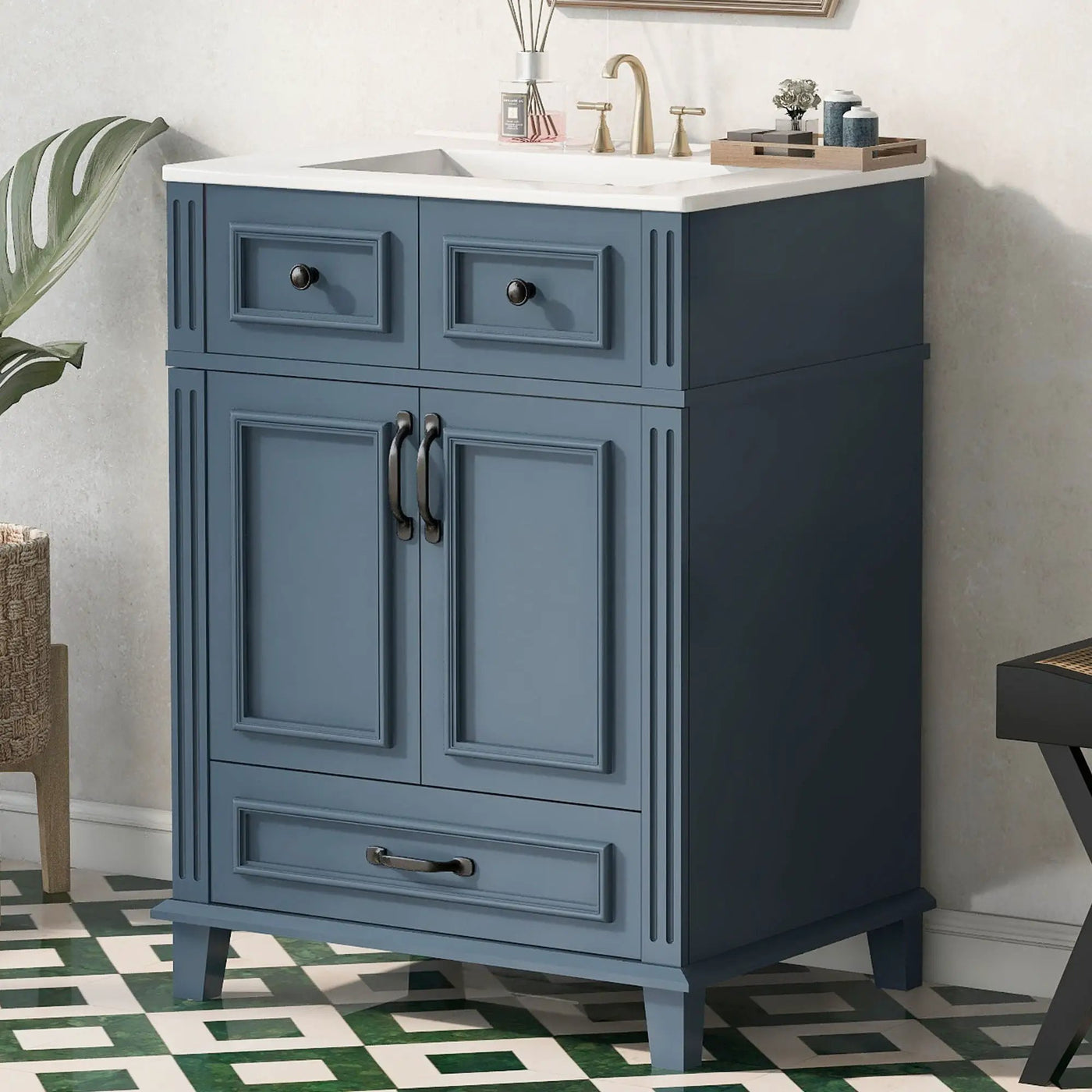 Bathroom Vanity With Sink, Storage Cabinet by Unique Piece Furniture