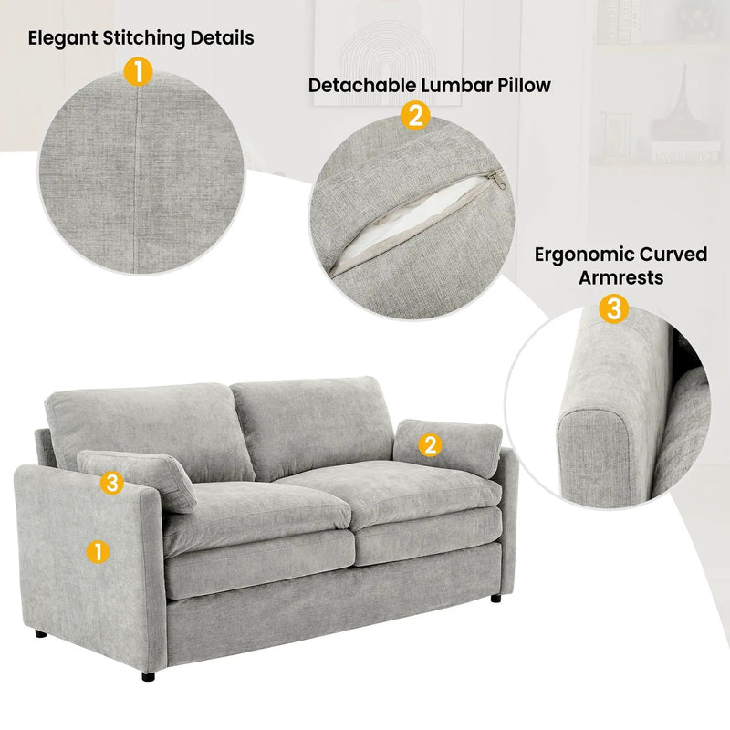 Cloud Sofa Set Couch For Living Room by Unique Piece Furniture