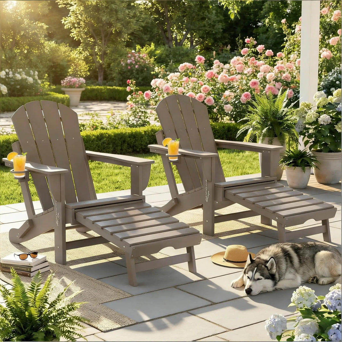 Stylish Folding Fire Pit Chair Set of 2 by HouseOfZazla
