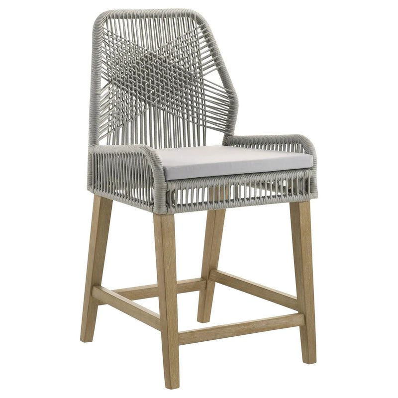 Counter Height Stools (Set of 2) - Gray - Rope by HouseOfZazla