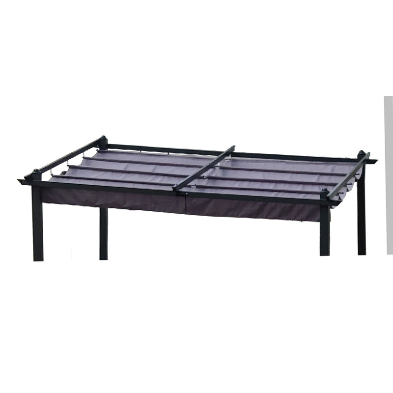 Replacement Canopy Top Cover Fabric For Outdoor Patio Retractable Pergola Sun-Shelter Canopy by Unique Piece Furniture