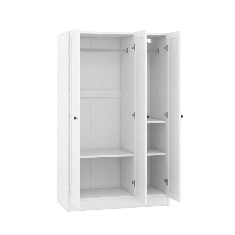 3 Door Shutter Wardrobe With Shelves by HouseOfZazla