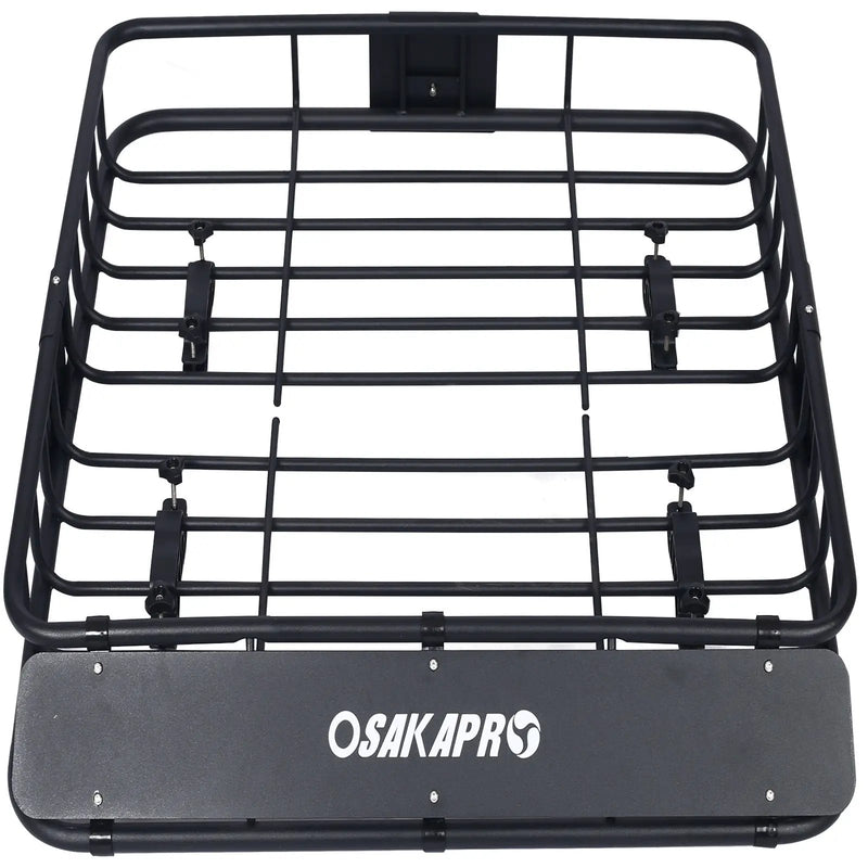 Motoring Rooftop Cargo Carrier Basket Steel Universal Fit Roof Rack by HouseOfZazla