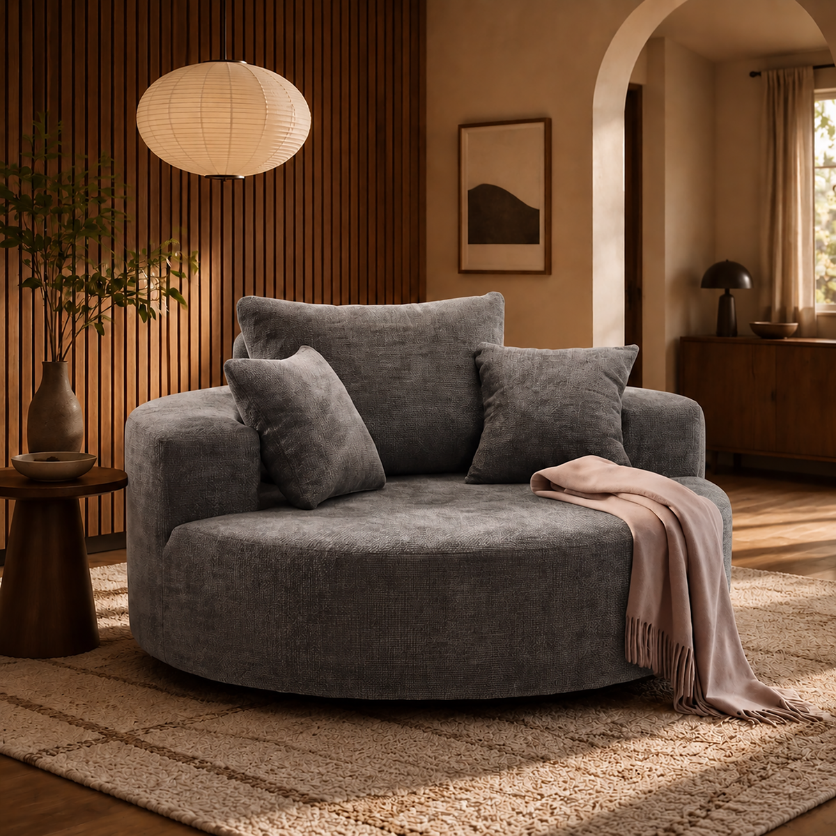 55-Inch Extra-Large Cloud-Shaped Sofa Chair by HouseOfZazla