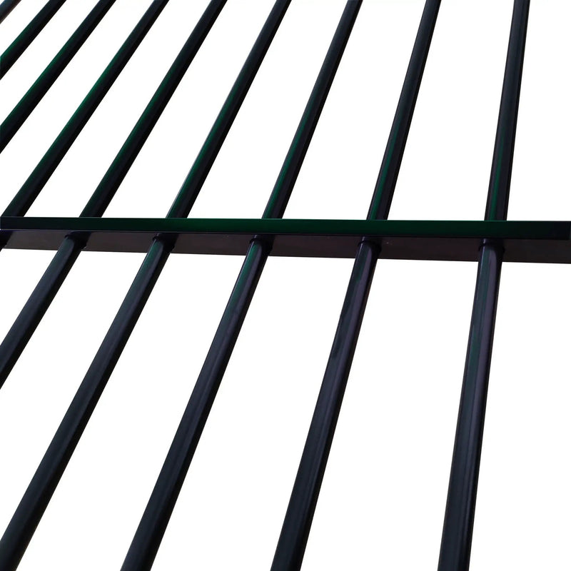 Triple Bunk Bed, Full Size With Sturdy Metal Frame And Safe Stairs - Black by Unique Piece Furniture