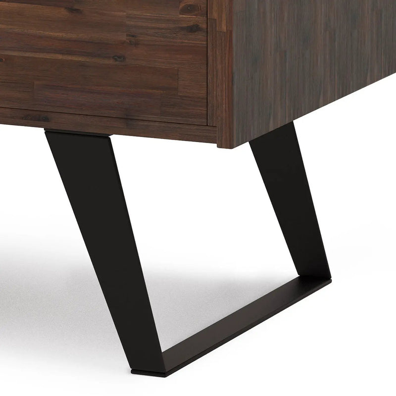 Lowry - Lift Top Coffee Table - Distressed Charcoal Brown by Unique Piece Furniture