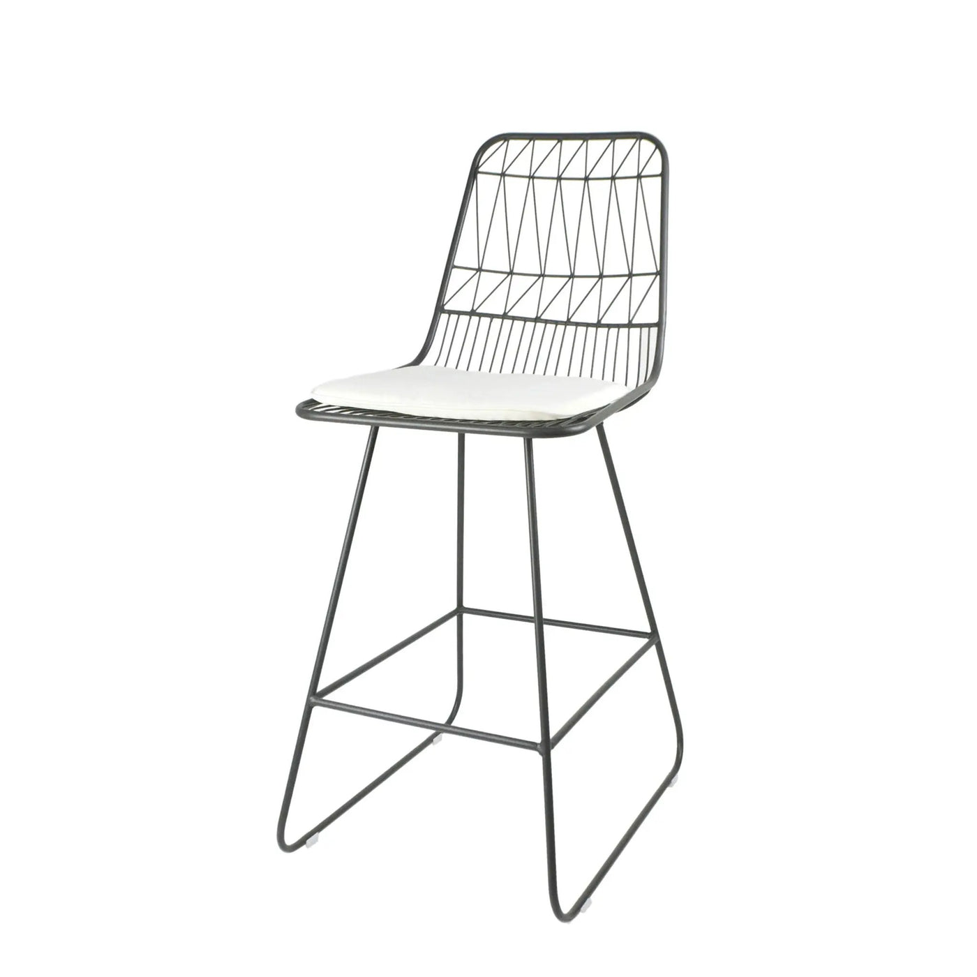 Yearning Iron Counter Stool With Water Resistant Cushion by HouseOfZazla