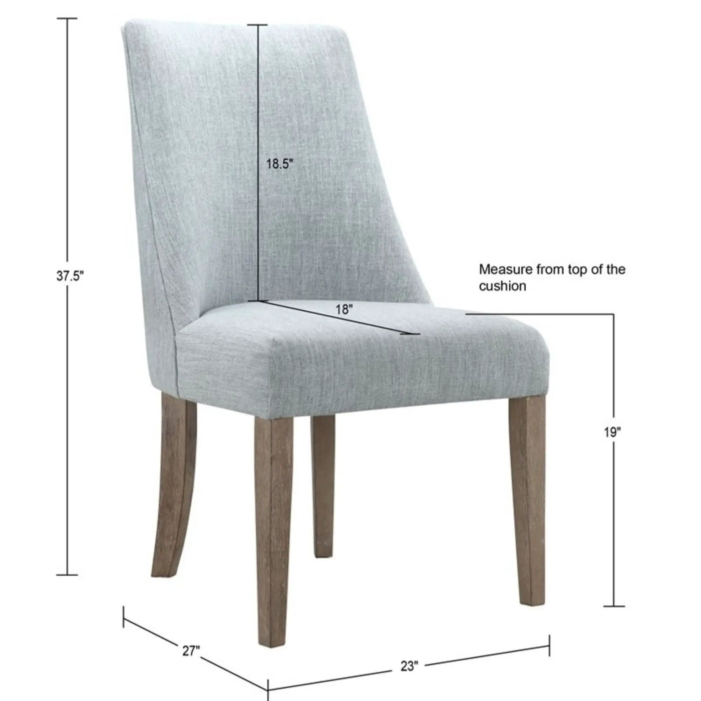 Comfortable Dining Chair Upholstered (Set of 2) by HouseOfZazla