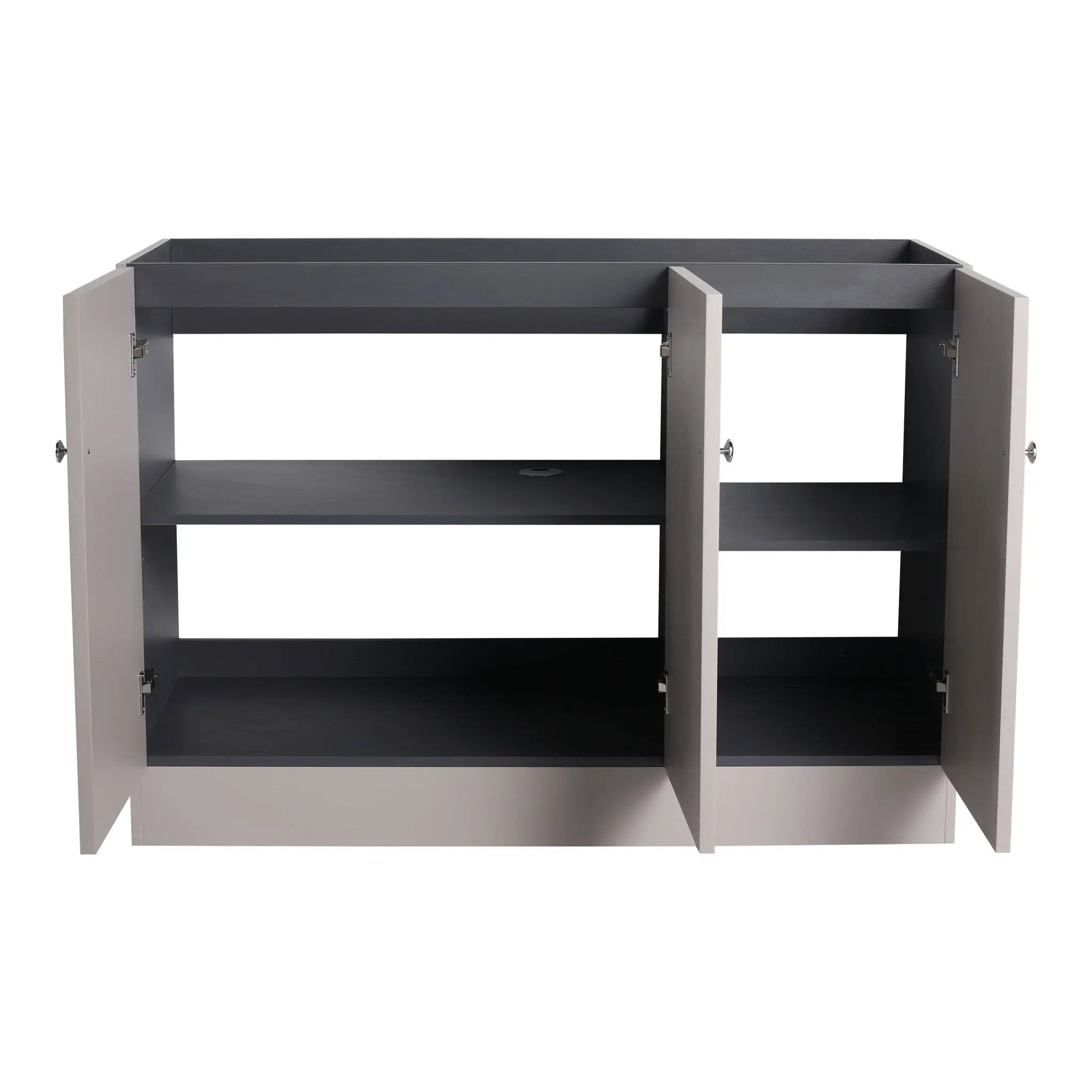 Modern Freestanding Bathroom Vanity With Soft Close Cabinet Doors by HouseOfZazla