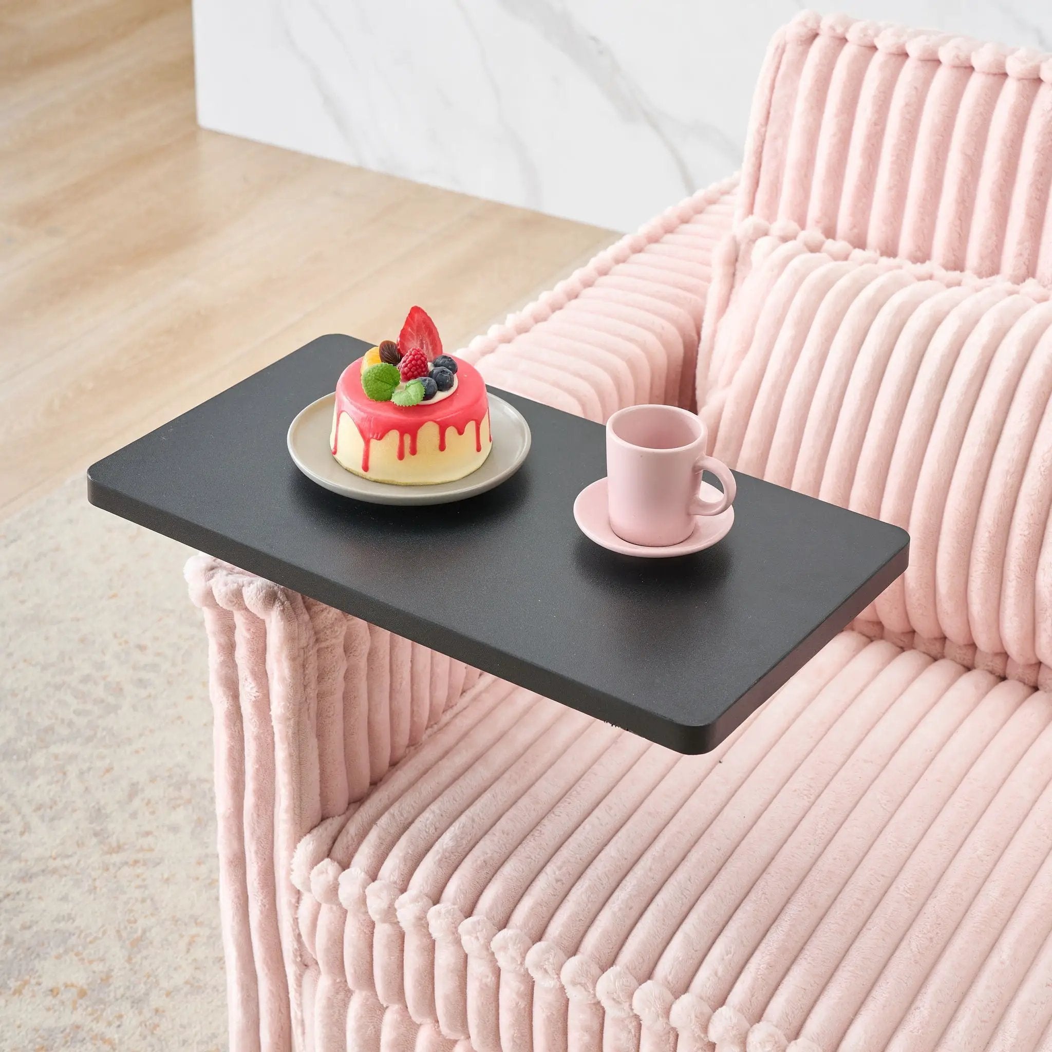 Pull Out Sofa With Movable Tabletop And USB Ports by Unique Piece Furniture
