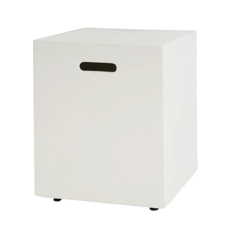 Modern Tank Holder Side Table With Smooth Concrete Surface by HouseOfZazla