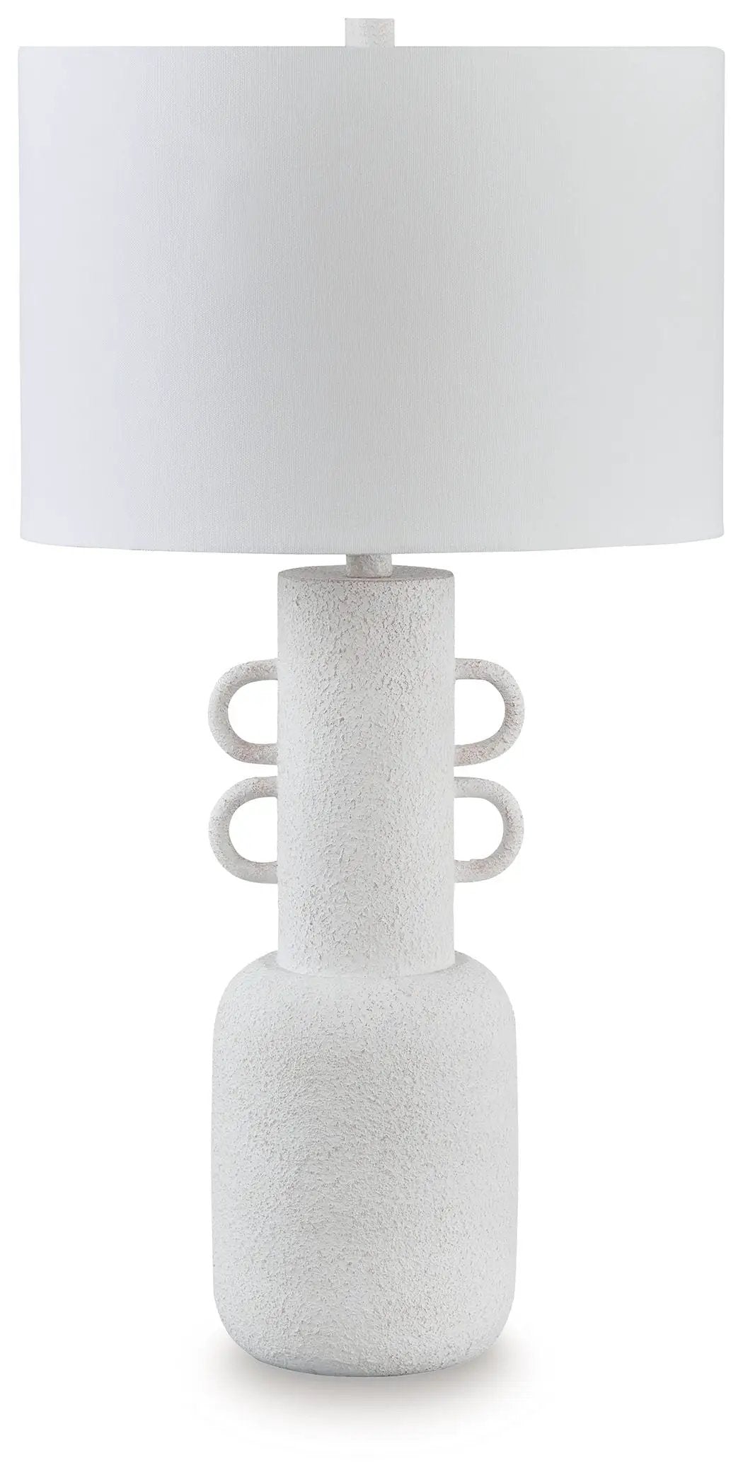 Perringhill - Metal Table Lamp - Distressed White by Unique Piece Furniture