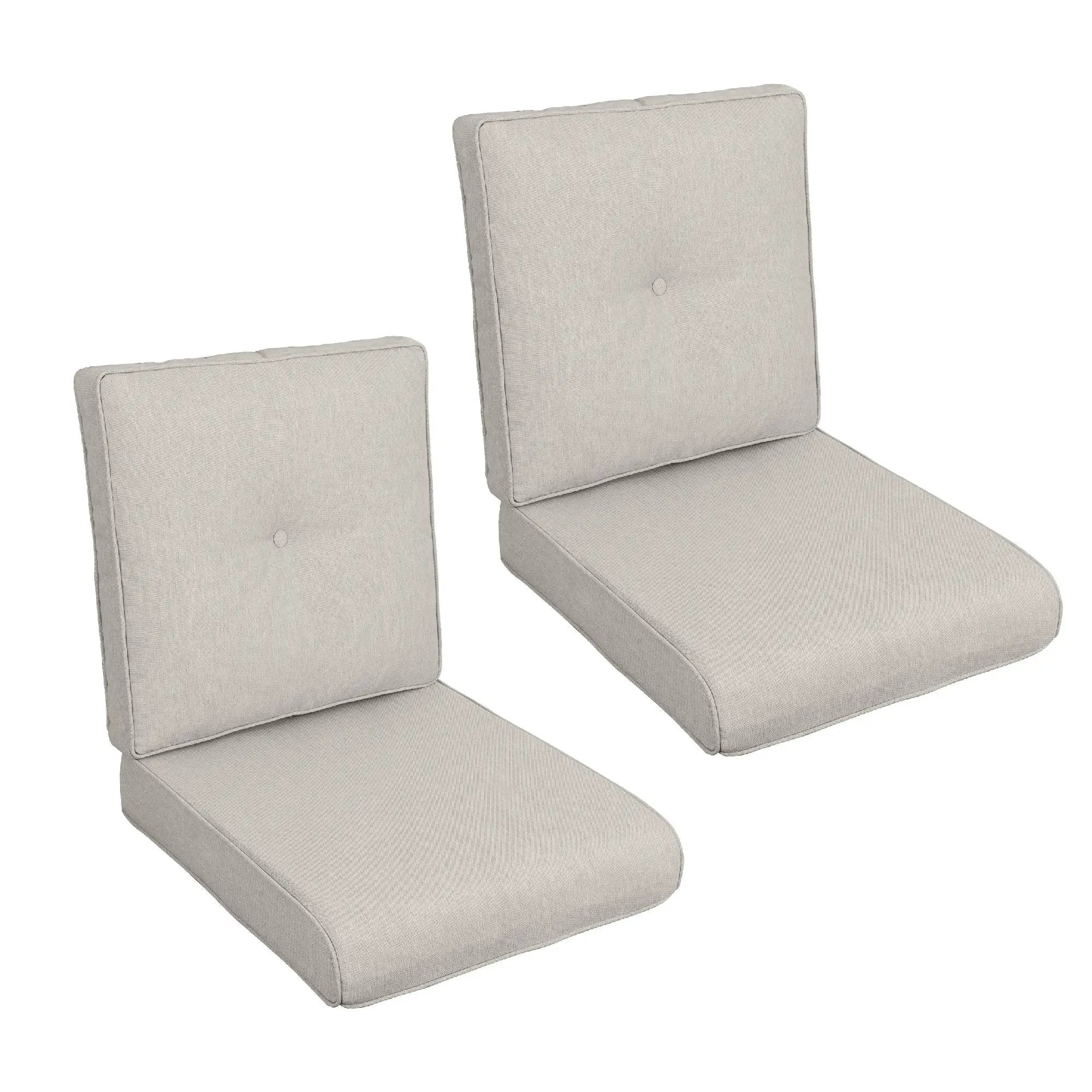 High Back Patio Chair Cushions For Garden (Set of 2) by HouseOfZazla