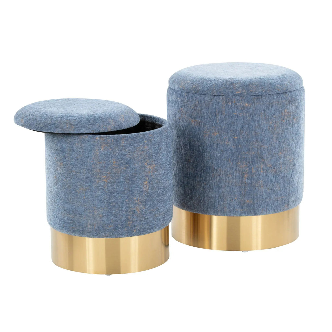 Marla - Contemporary Nesting Ottoman Set by HouseOfZazla