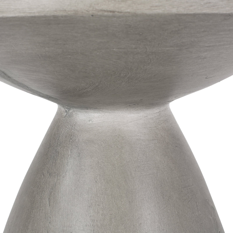 Outdoor Lightweight Concrete Side Table by HouseOfZazla