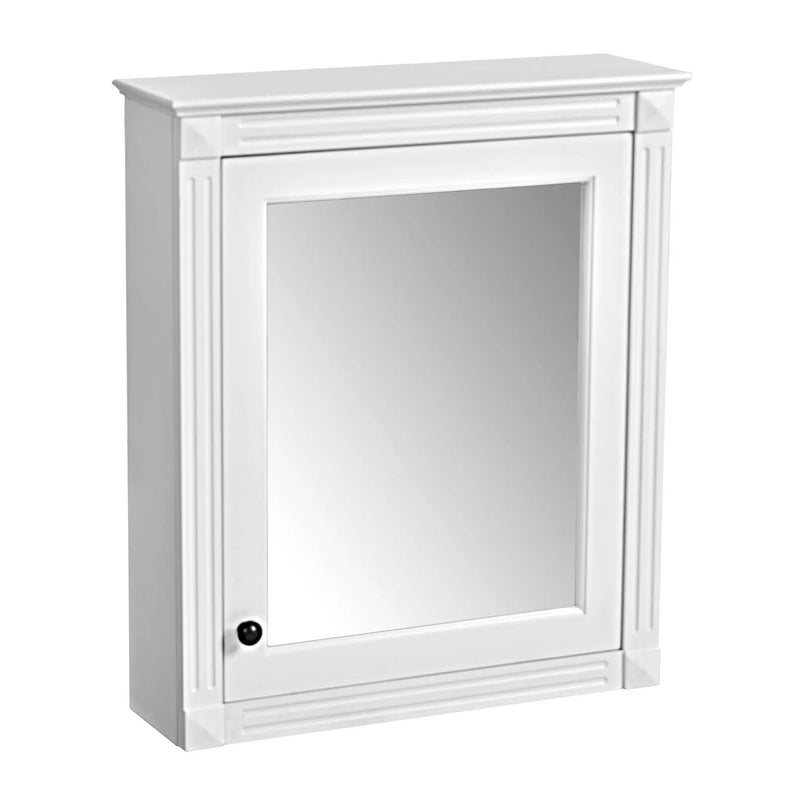 Wall Mounted Bathroom Storage Cabinet With Mirror, Medicine Cabinet With Height Adjustable Shelf by HouseOfZazla
