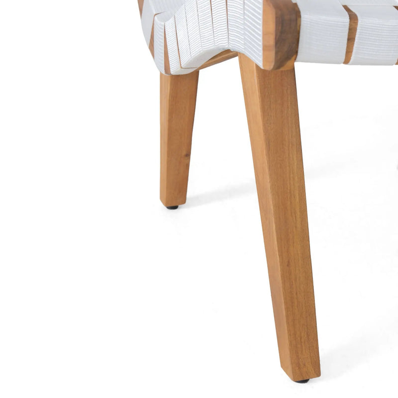 Charlotte Lounge Chair - White by HouseOfZazla