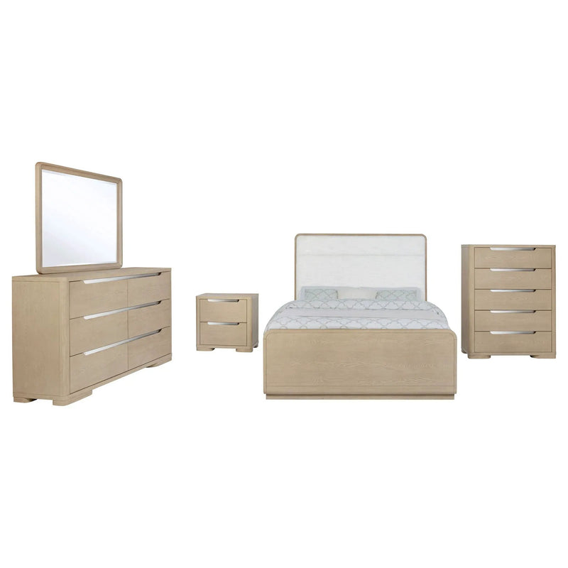 Ladera 5-piece Queen Bedroom Set Light Elm by Unique Piece Furniture
