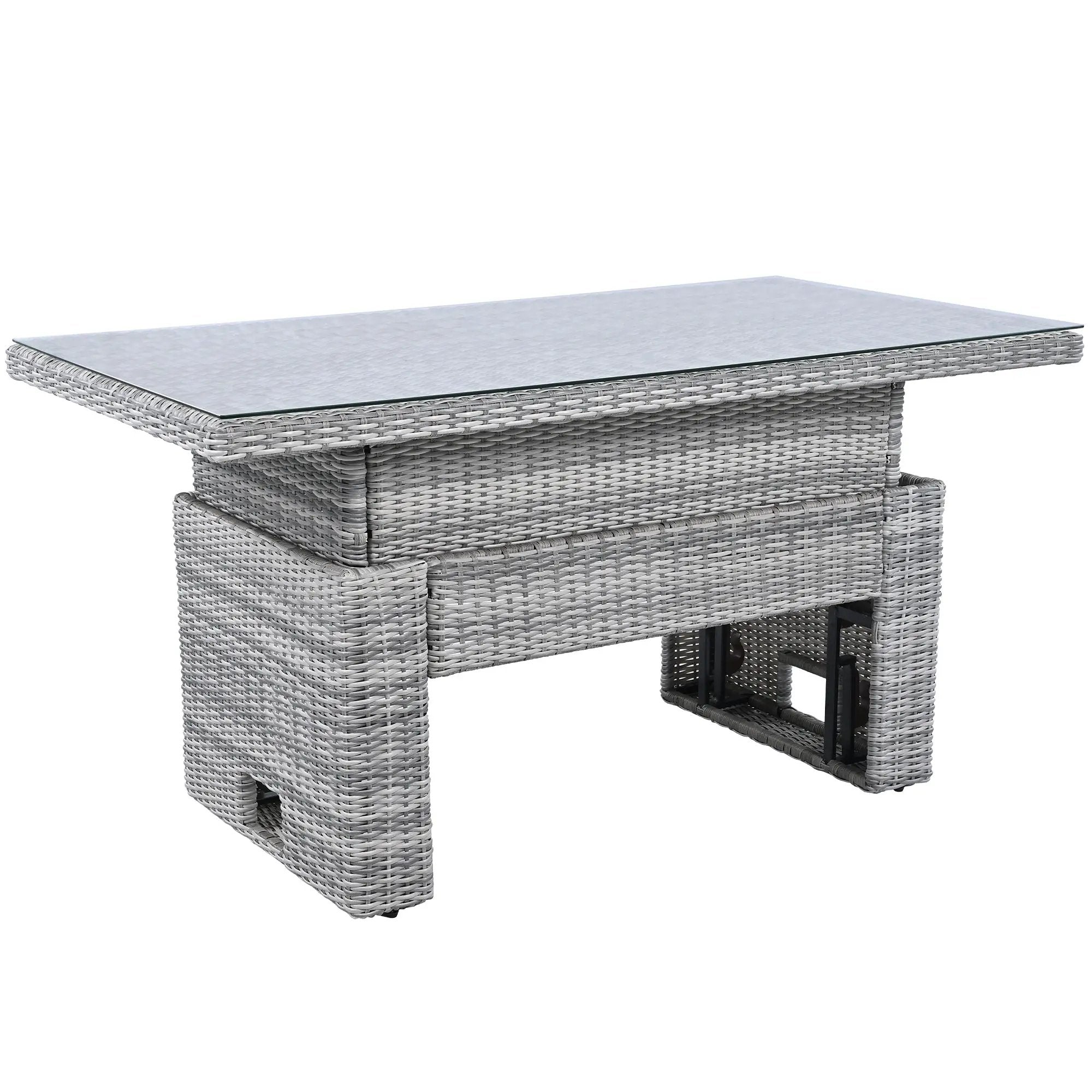 Outdoor Furniture Set Patio Rattan with Recliners and Tables by HouseOfZazla