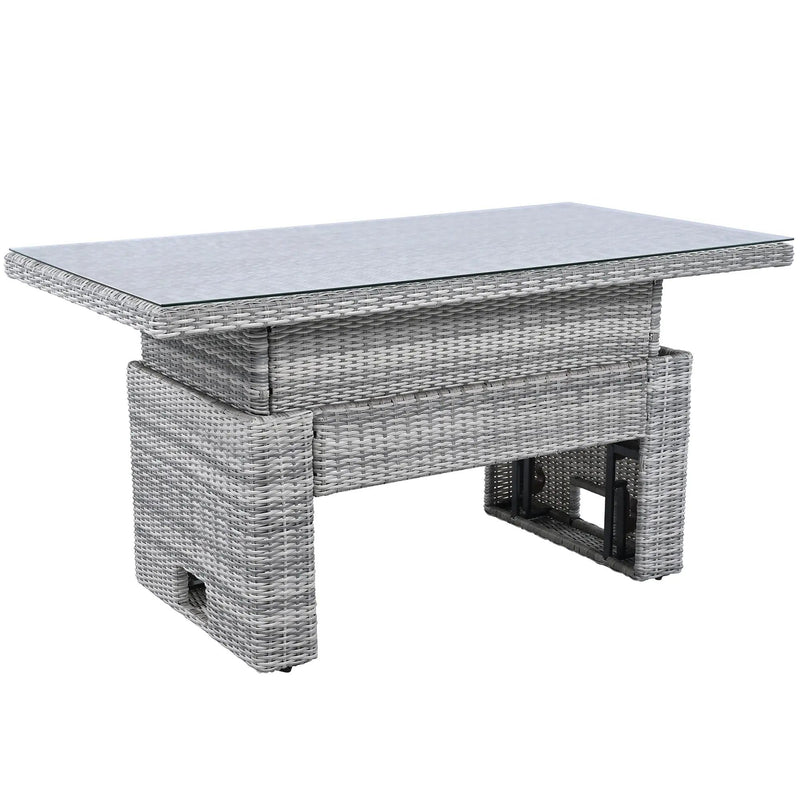 Outdoor Furniture Set Patio Rattan with Recliners and Tables by HouseOfZazla