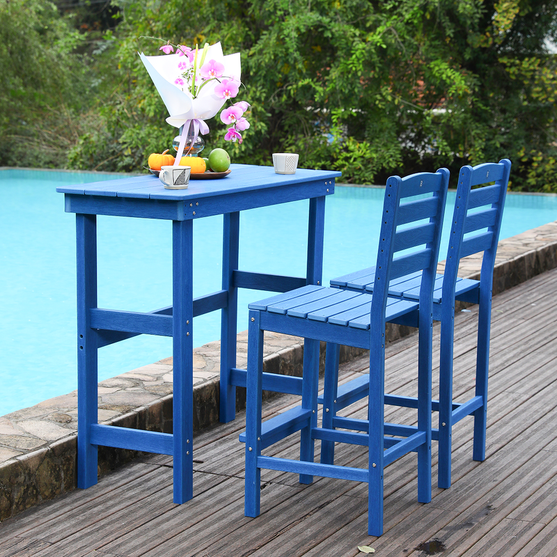 Outdoor Patio Bar Height Chair by HouseOfZazla
