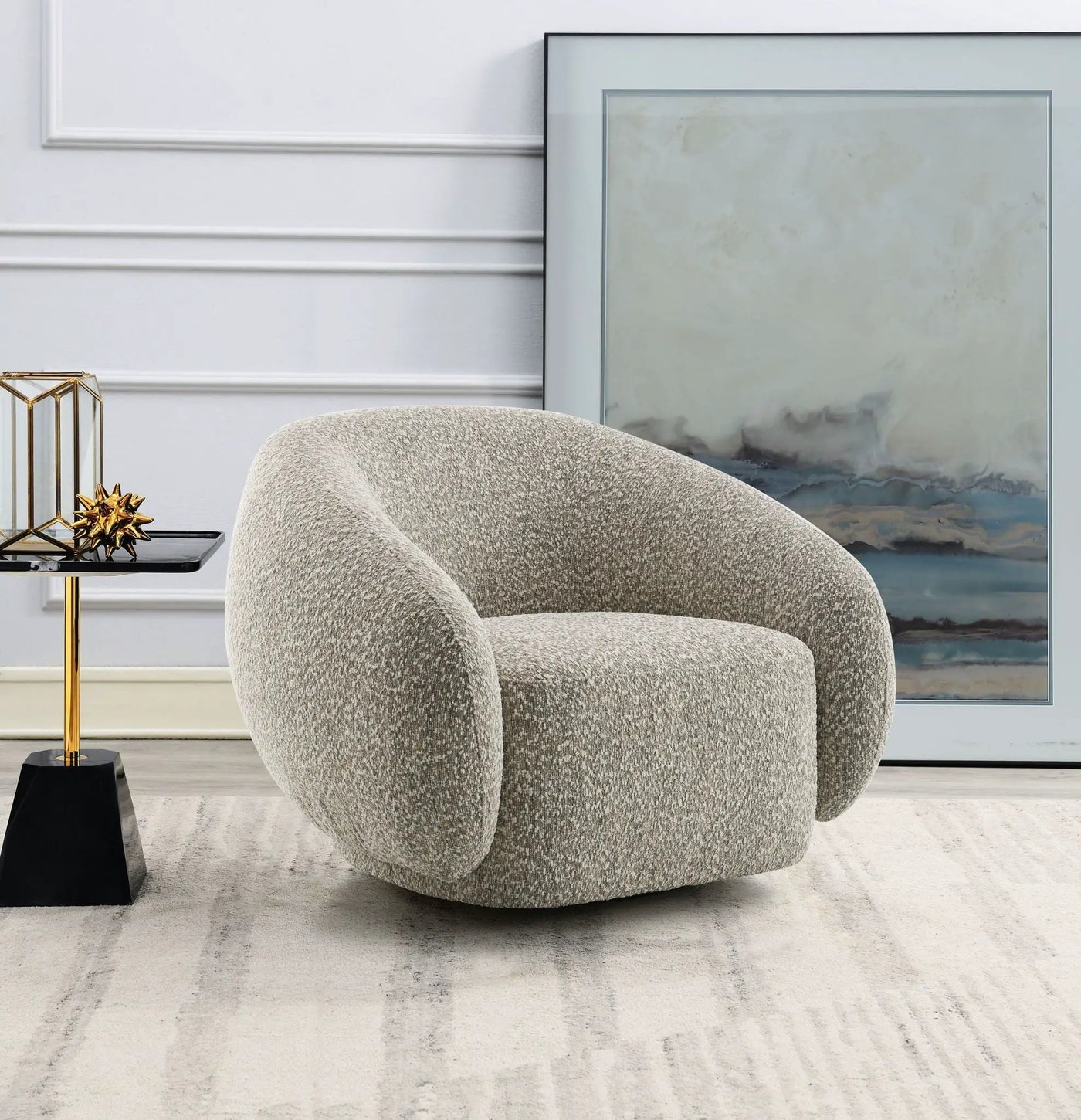 Isabel - Chair With Swivel Base by Unique Piece Furniture