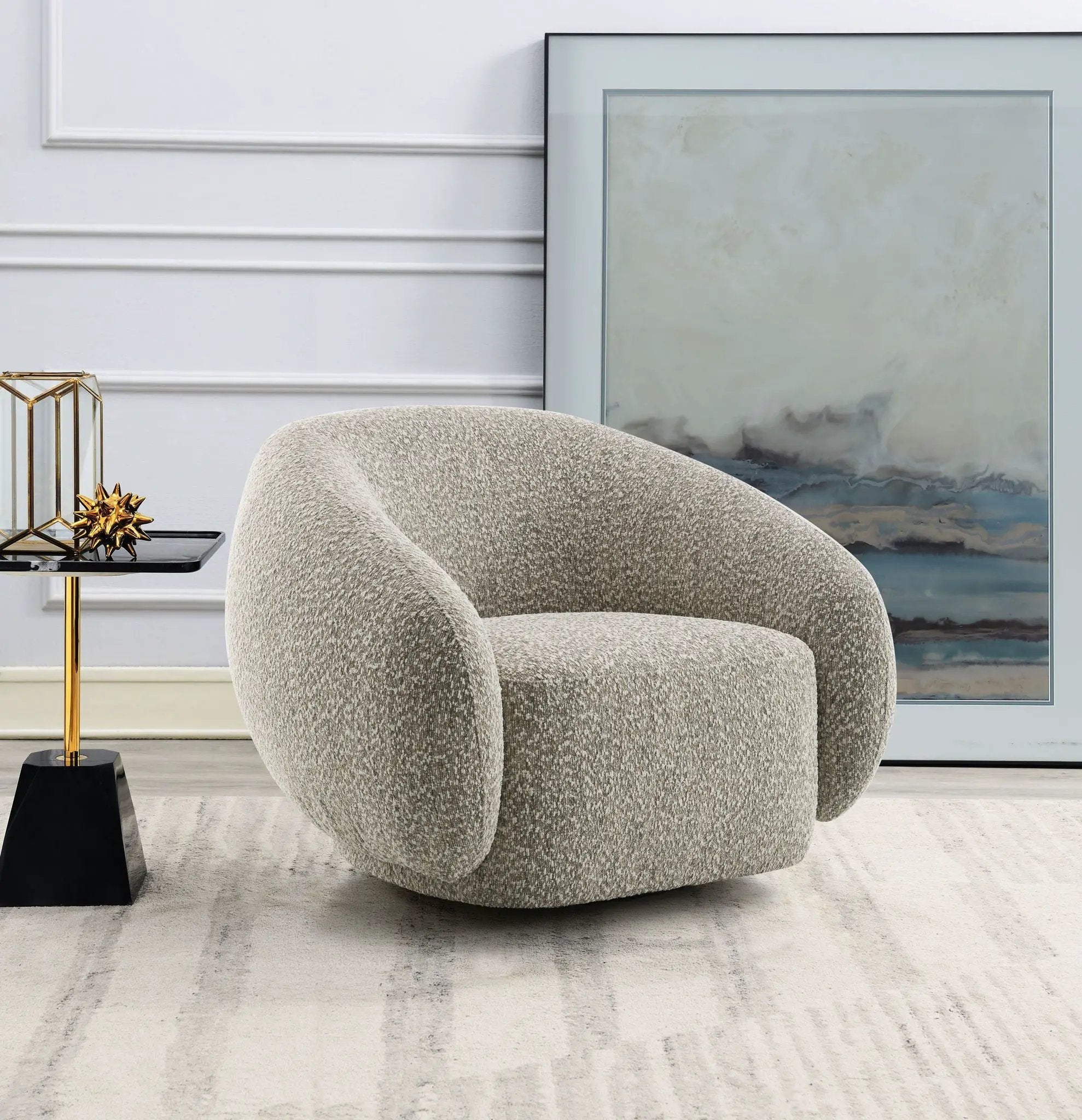 Isabel - Chair With Swivel Base by Unique Piece Furniture