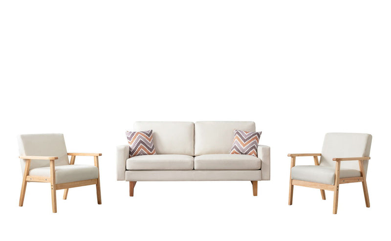 Bahamas - Sofa Set With 2 Throw Pillows by HouseOfZazla