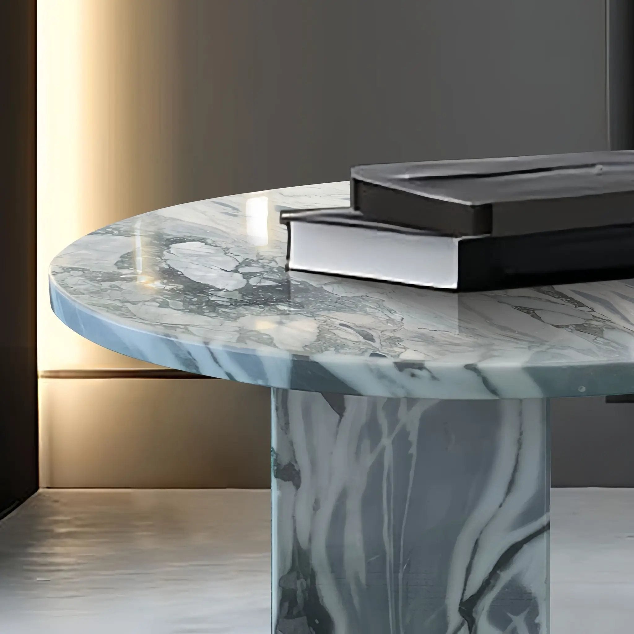 Luxury Coffee Table With Unique Veining, Unique Stone Design by Unique Piece Furniture