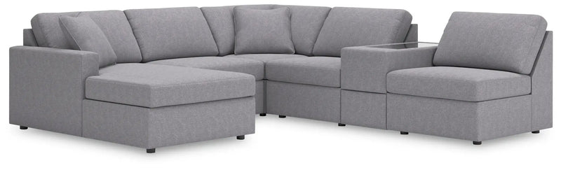 Modmax - Sectional - Granite by Unique Piece Furniture