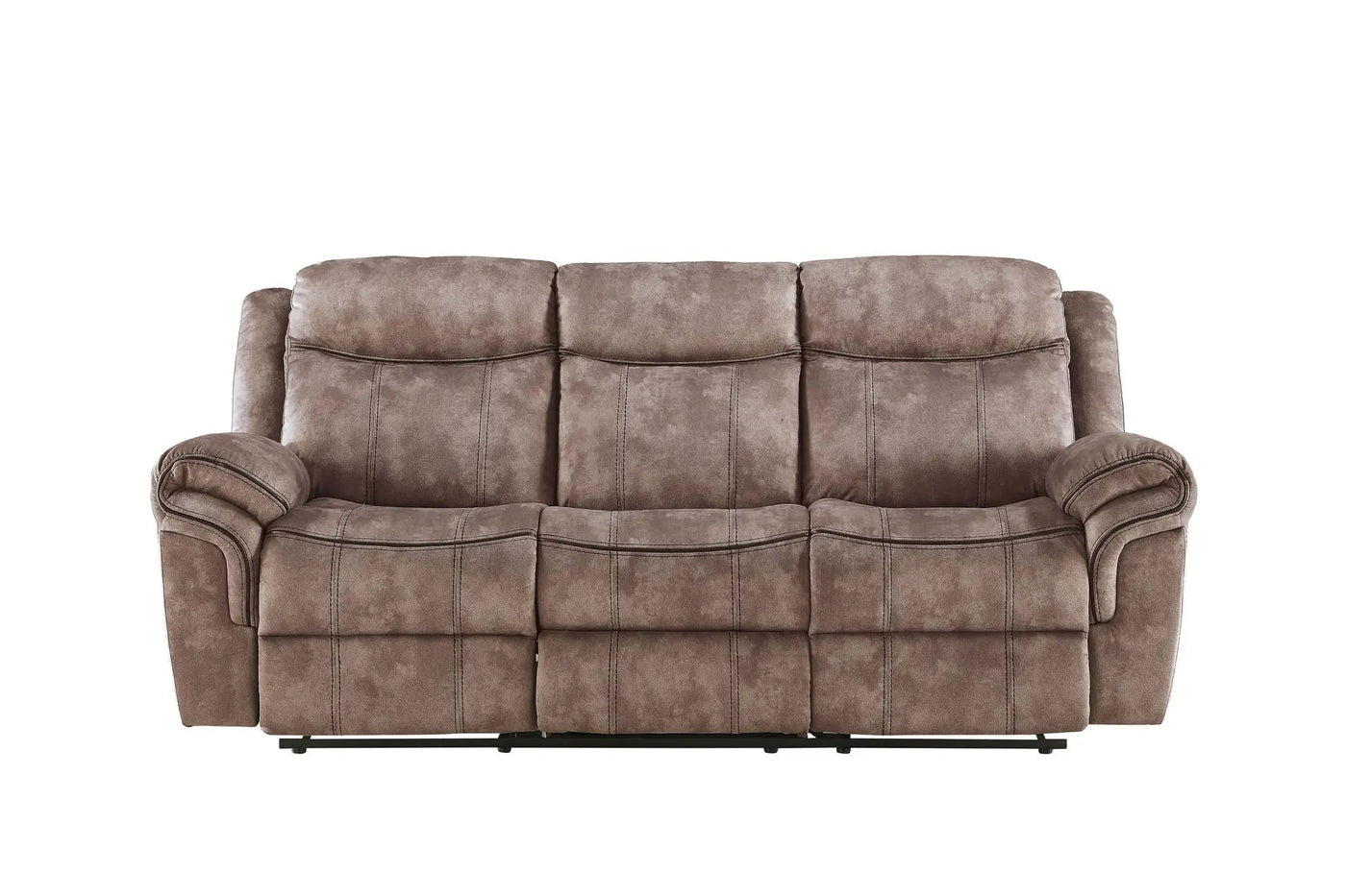 Zubaida - Two Tone Recliner Sofa With USB Port Drop Down Table by Unique Piece Furniture