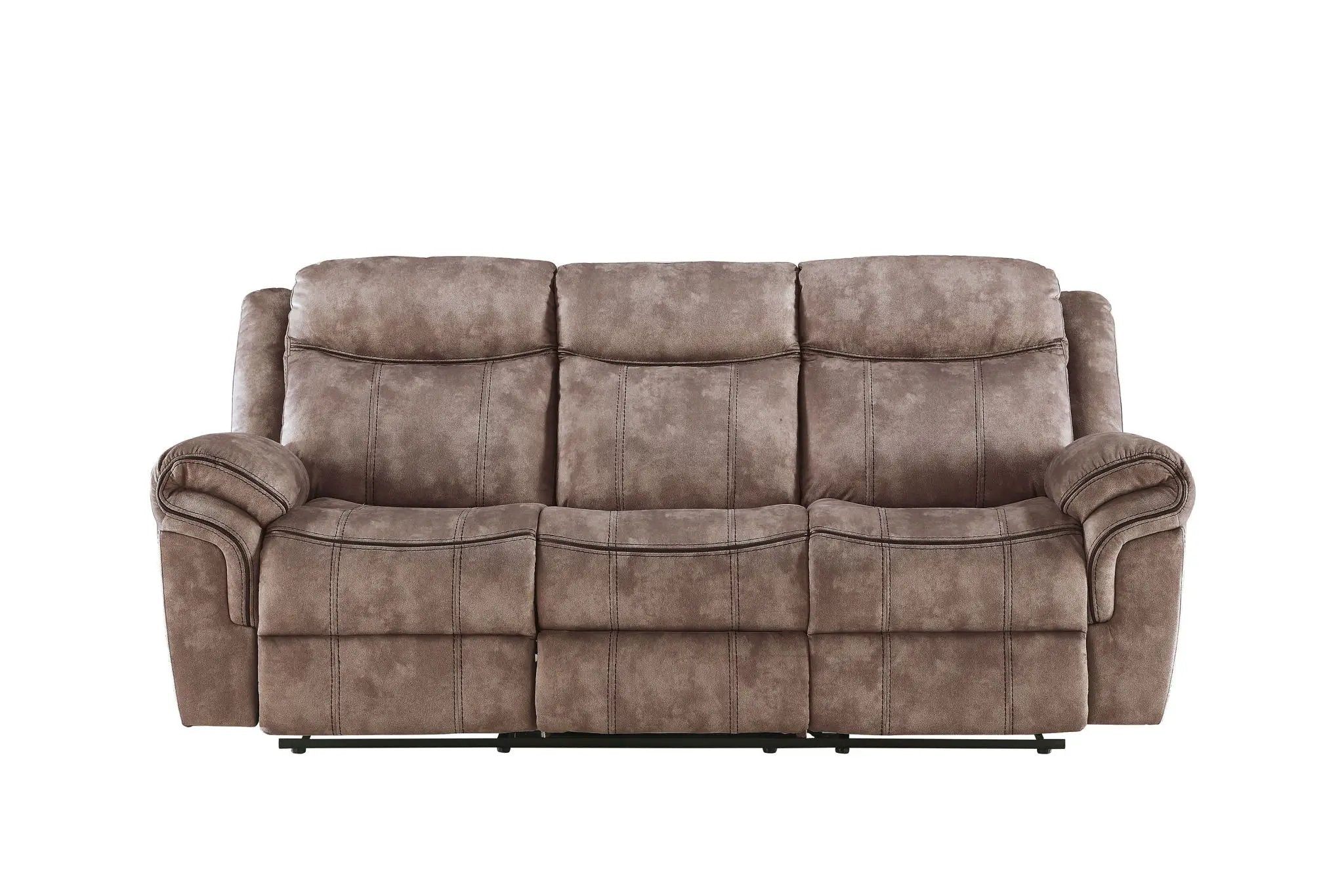 Zubaida - Two Tone Recliner Sofa With USB Port Drop Down Table by Unique Piece Furniture