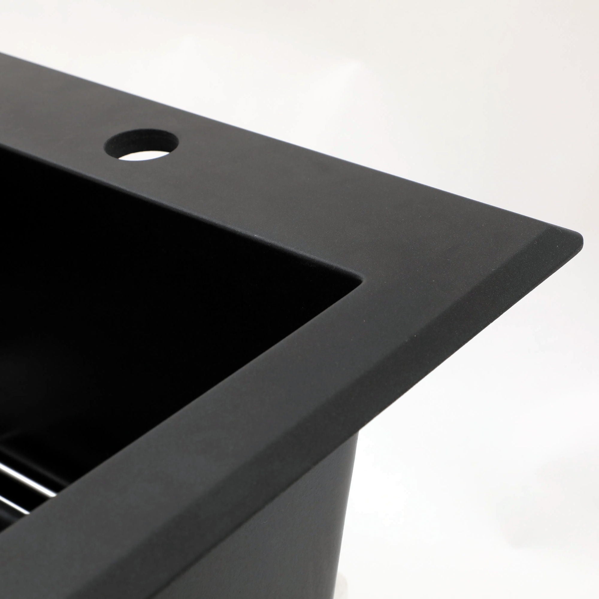 Quartz Kitchen Sink, Granite Composite, Drop In Sink With Durable Design by HouseOfZazla