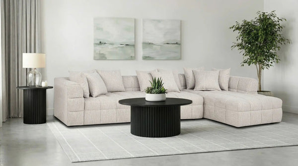 Amara 3-Piece Upholstered Sectional Sofa